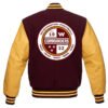 Washington Commanders Letterman Jacket back