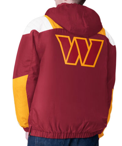Washington Commanders Pullover Hoodie Jacket back