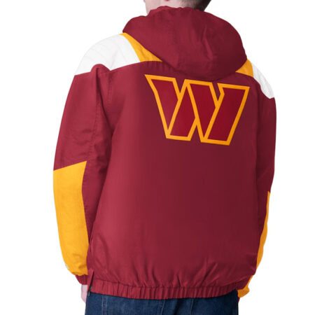 Washington Commanders Pullover Hoodie Jacket back