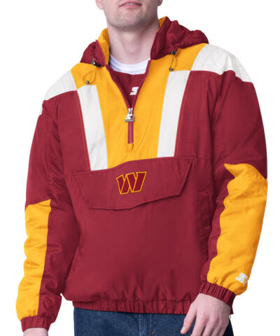 Washington Commanders Pullover Hoodie Jacket front