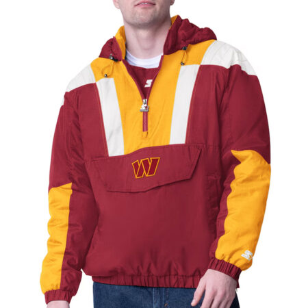 Washington Commanders Pullover Hoodie Jacket front