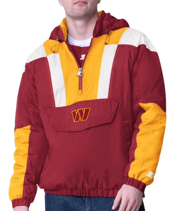 Washington Commanders Pullover Hoodie Jacket front