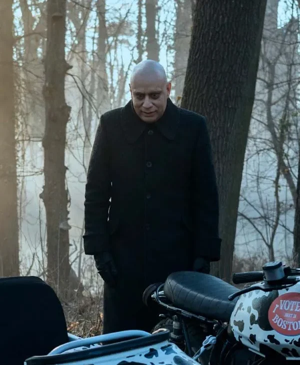 Wednesday Fred Armisen Black Coat 1