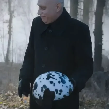 Wednesday Fred Armisen Black Coat 4