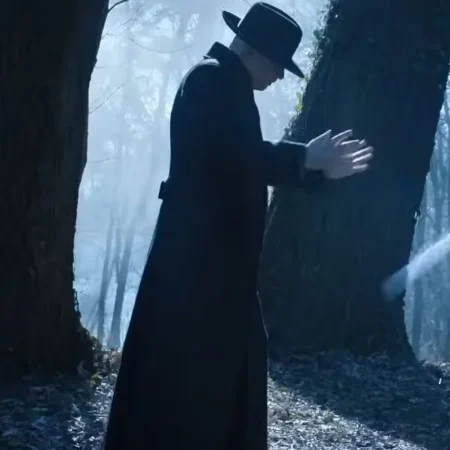 Wednesday Fred Armisen Black Coat 5