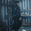 Wednesday JennaOrtega Black Trench Coat