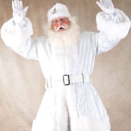 White Christmas Santa Claus Coat