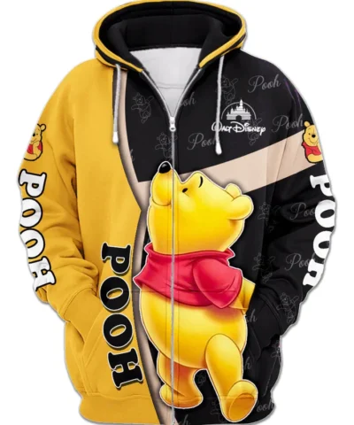 Winnie The PoohZip upHoodie1