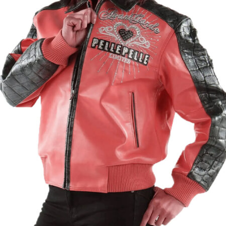 Women Pelle Pelle Avant Garde Melon 37 Years Strong Jacket 35124