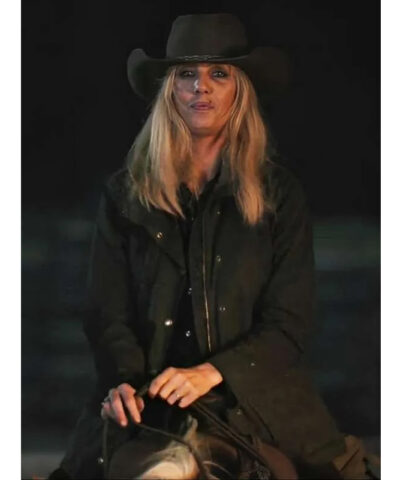 Yellowstone Beth Dutton Black Jacket front