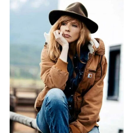 Yellowstone Beth Dutton Bomber Jacket front