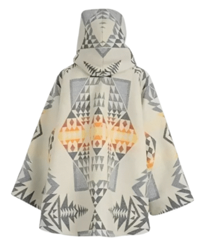 Yellowstone Beth Dutton White Poncho Coat 1