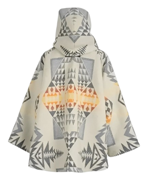 Yellowstone Beth Dutton White Poncho Coat 1