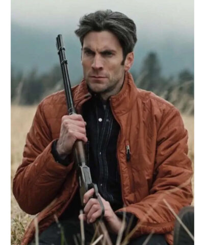 Yellowstone Jamie Dutton Quilted Jacket front