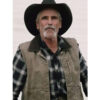Yellowstone Lloyd Pierce Brown Cotton Vest front