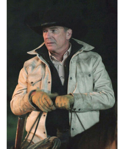 Yellowstone Season 5 John Dutton White Jacket