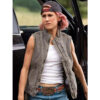Yellowstone Teeter Grey Cotton Vest front