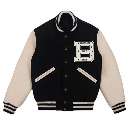billionaire girls club varsity jacket