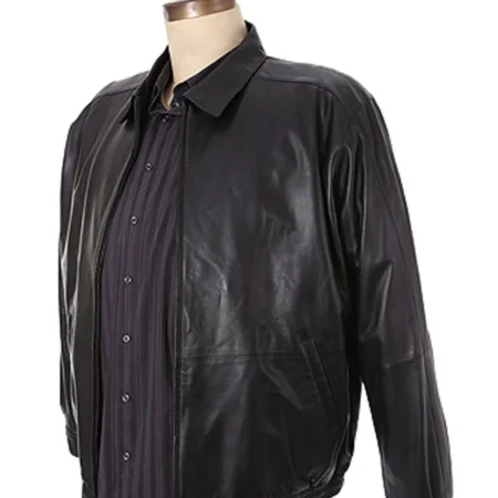 gandolfini the sopranos leather jacket w