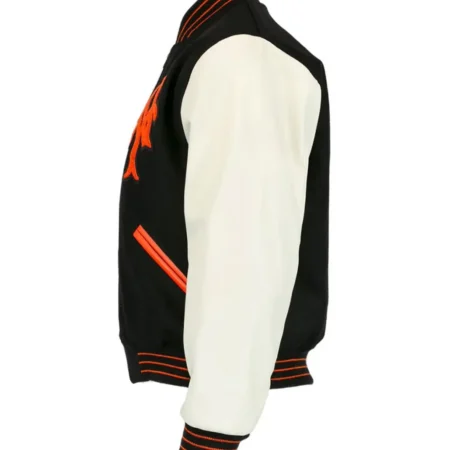 new york giants 1951 black and white jacket scaled sidepose