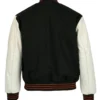 new york giants 1951 varsity black and white jacket scaled back