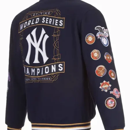 new york yankees championship jacket Back 1