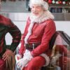 red one jk simmons santa claus jacket with free cap 1