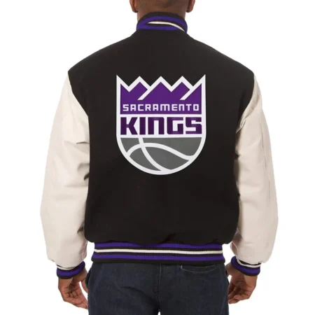 sacramento kings domestic two tone varsity jacket