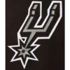 san antonio spurs embroidered varsity black jacket