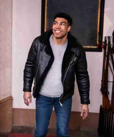 12 Dates of Christmas Chad Savage Leather Jacket