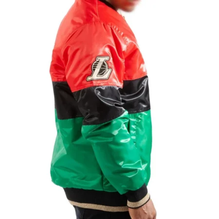 75th Anniversary LA Lakers Satin Color Jacket