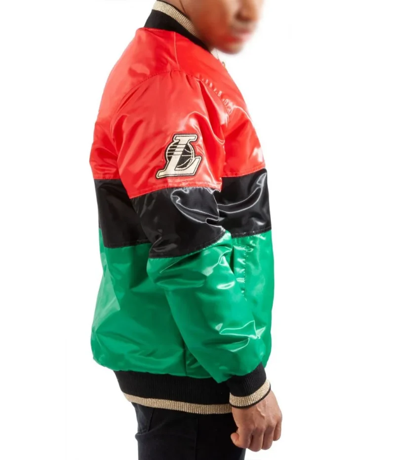 75th Anniversary LA Lakers Satin Color Jacket