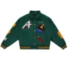 A Few Good Kids Classic Green Letterman Jacket