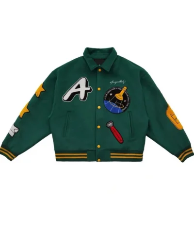 A Few Good Kids Classic Green Letterman Jacket