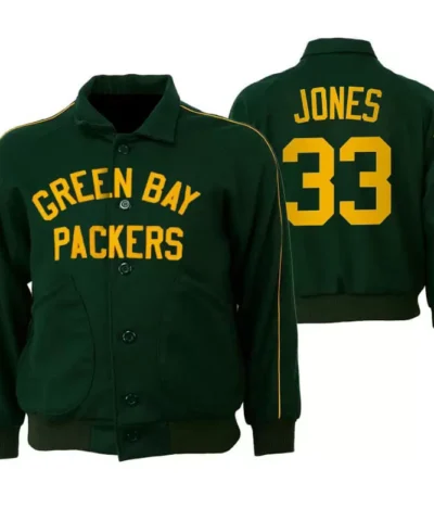 Aaron Jones Green Bay Packers NFL Varsity Jacket