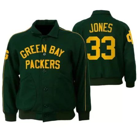 Aaron Jones Green Bay Packers NFL Varsity Jacket