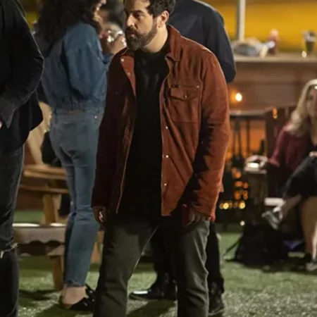 Adam Korson Maggie Brown Leather Jacket