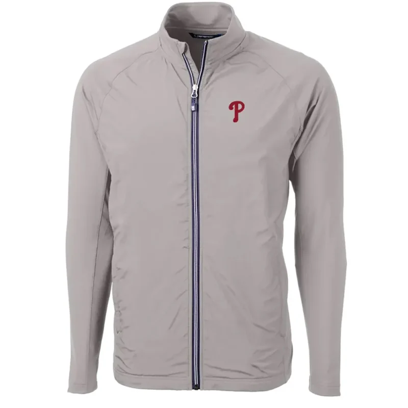Adapt Eco Knit Philadelphia Phillies Grey Jacket