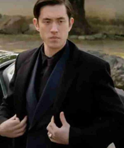 Andrew Koji Snake Eyes G I Joe Origins Black Wool Coat