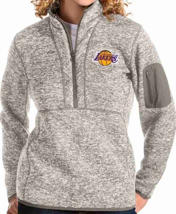 Antigua Los Angeles Lakers Natural Fortune Jacket