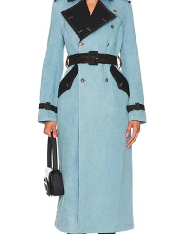 Arielle Prepetit Beyond The Gates Cotton Trench Coat Front