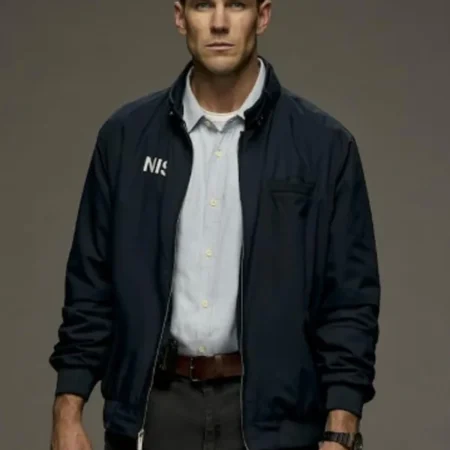 Austin Stowell NCIS Origins Blue Jacket