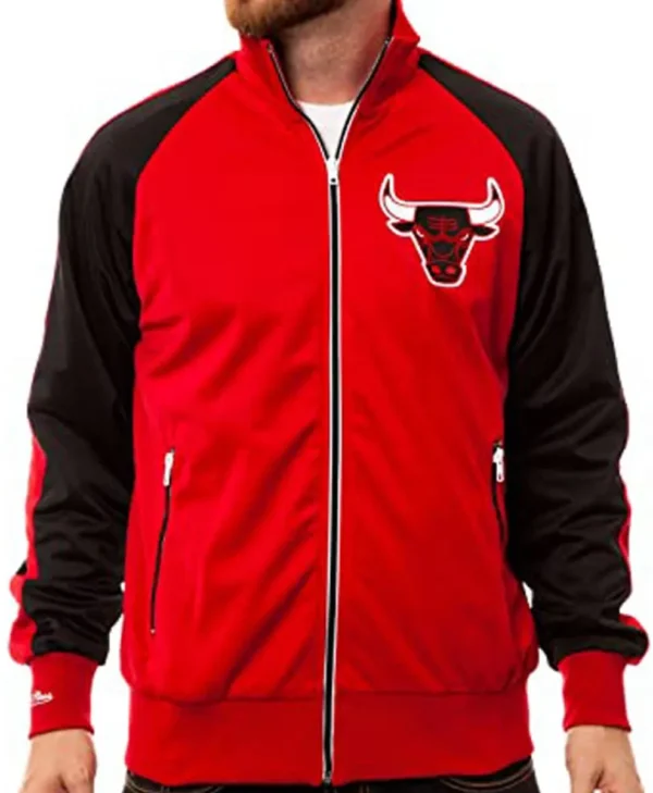 Backboard Chicago Bulls Red Track Jacket