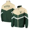 Bank Shot Oxford Milwaukee Bucks Green Cream Jacket