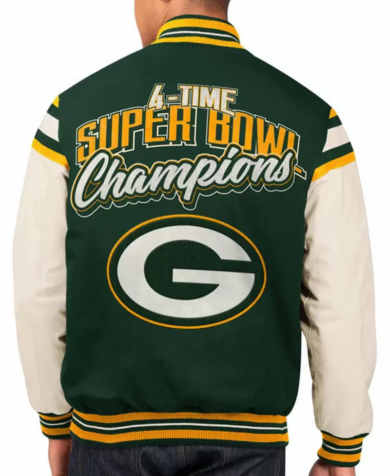 Bay Packers Home Team Varsity Jacket