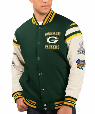 Bay Packers Home Team Varsity Jackets
