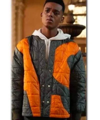 Bel Air Will Smith Quilted Bomber Jacket