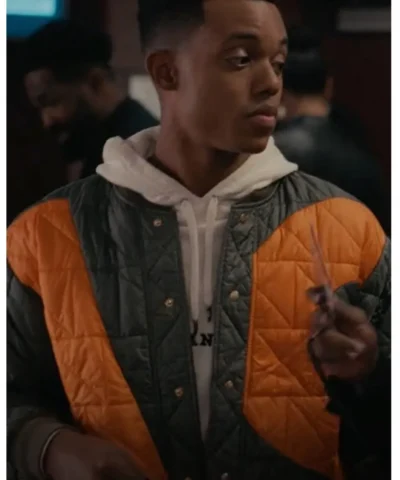 Bel Air Will Smith Quilted Bomber JacketS