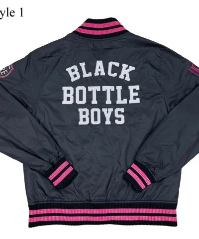 Black Bottle Boy Bomber Black Jackets