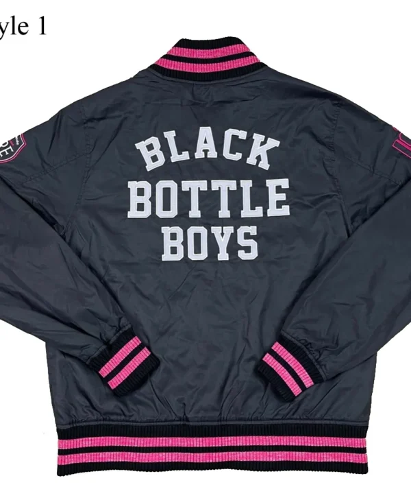 Black Bottle Boy Bomber Black Jackets